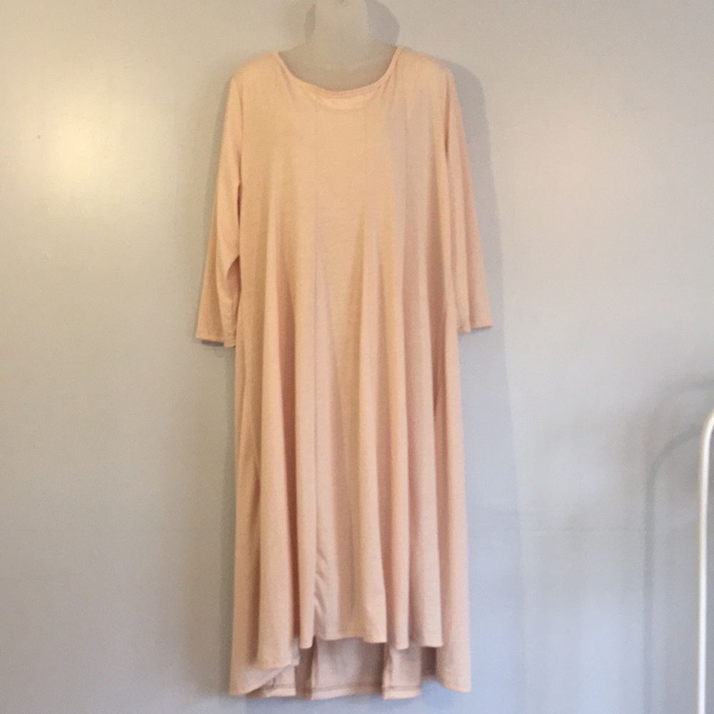Micomico Cream T-shirt swing dress